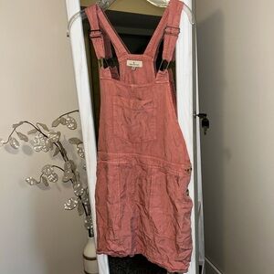 Thread & supply Pink Overall Dress